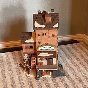 RETIRED - Department 56 - Christmas - Dickens Village - Great Denton Mill - 1993